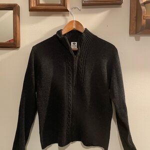 VINTAGE Columbia Dark Gray Lambswool Sweater